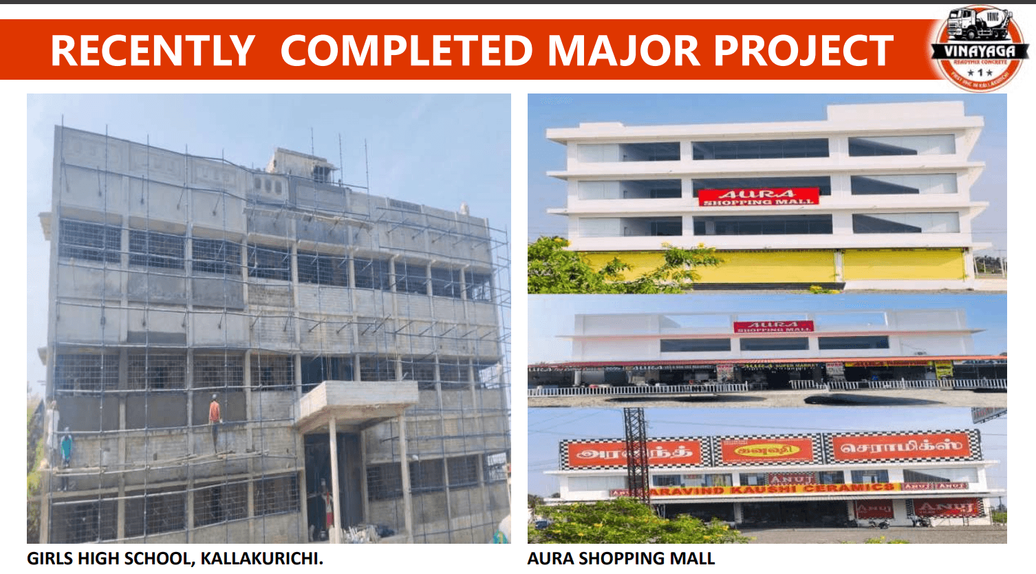 Girls High School Kallakurichi and Aura Shopping Mall